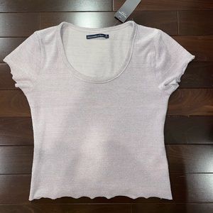 Abercrombie & Fitch Purple Sparkly top